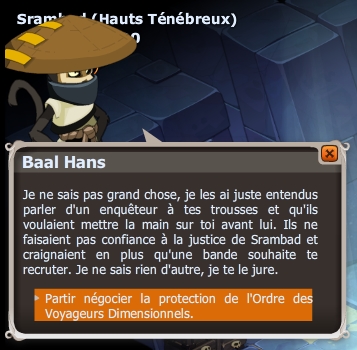 quête Présumé coupable dofus