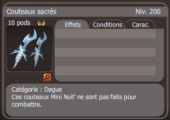 couteaux sacrés dofus