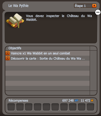 quête Le Wa Pythie dofus