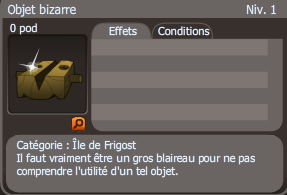 objet bizarre dofus