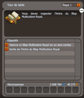 quete Tour de table dofus