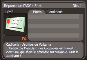 réponse de l'adc