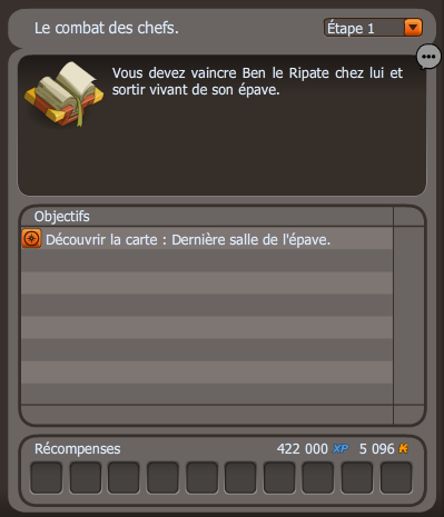 quete Porte, Ben le Ripate, trésor dofus