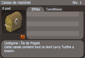 caisse de matériel dofus