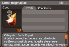 larme magmatique dofus