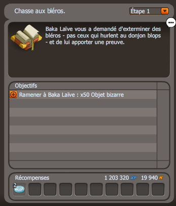 quête Crocs en jambes dofus