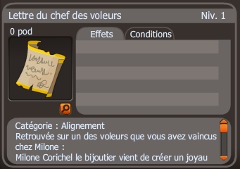 lettre du chef des voleurs