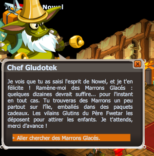 quête Distribution de marrons dofus