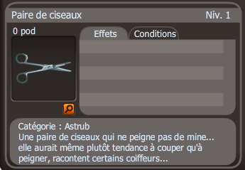 paire de ciseaux dofus