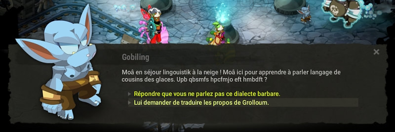 quête Ça fait froid dans le dos dofus