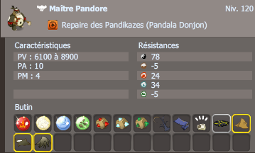 maître pandore dofus