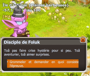 La bénédiction de Foluk