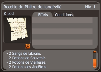 philtre de longévité