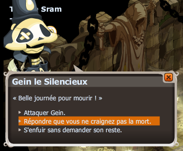 Rendez-vous avec la mort dofus