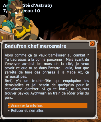 quete Wambo des bacs à sable dofus