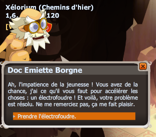 quete Traitement de choc dofus