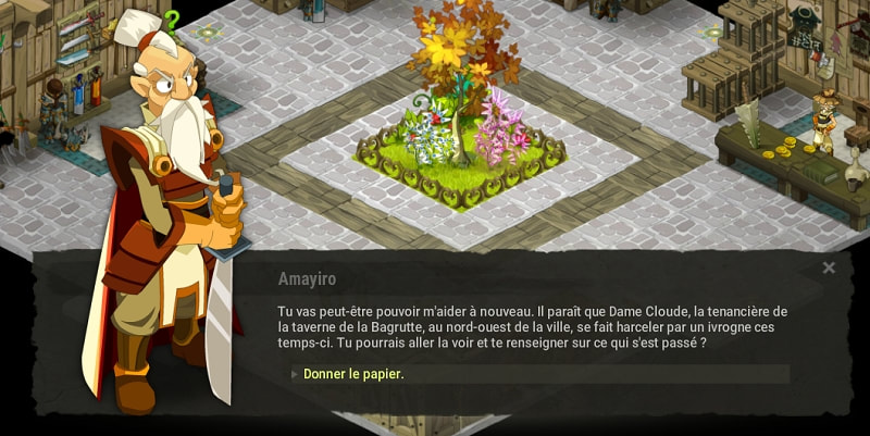 quete La tenancière Dame Cloude dofus