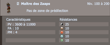 Traitement de choc dofus