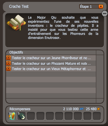 quete Crache Test dofus