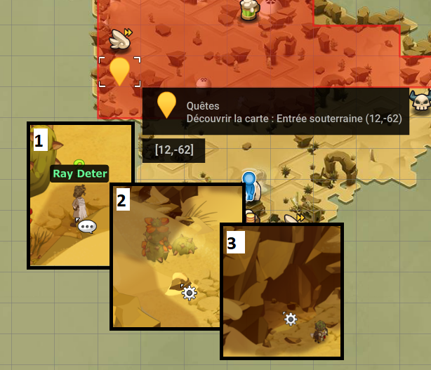 quête Une mine de déterré dofus