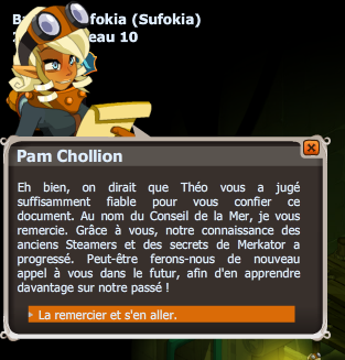 Prise de notes dofus