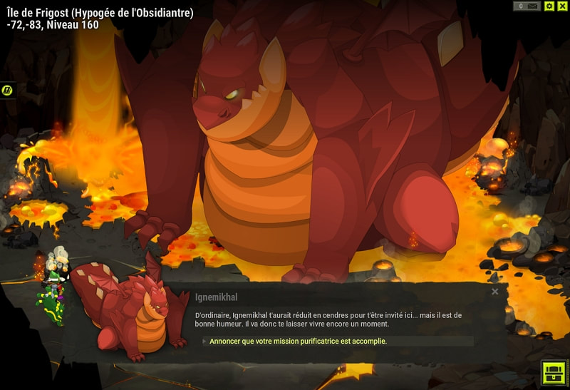 Le dragon des flammes