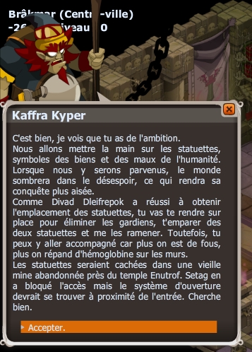 Apprentissage : Chevalier du Désespoir dofus