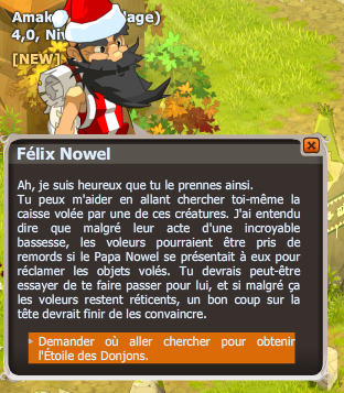 quete l'etoile des donjons dofus