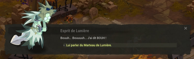 quête Esprit es-tu là dofus