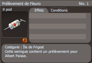 prélèvement de fleuro