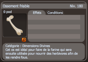 ossement friable dofus