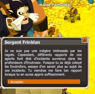 quête Malle des profondeurs dofus