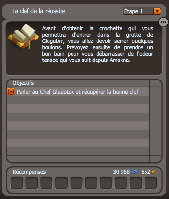 La clef de la réussite dofus