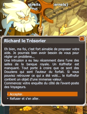 quete Pour quelques kamas de plus dofus