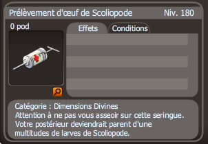 prélèvement d'oeuf de scoliopode