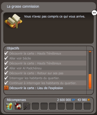 La grosse commission dofus