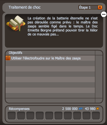 Traitement de choc dofus