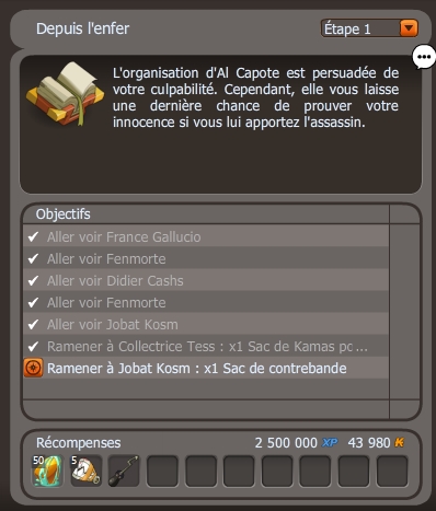 Depuis l'enfer dofus