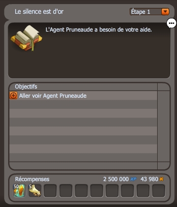 quête Échantillonnage dofus