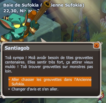 Le vieux gob et la mer dofus