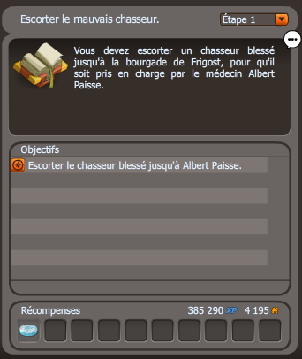 quête Rentrer brocouille dofus