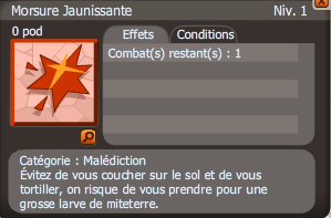 morsure jaunissante dofus