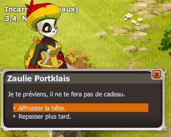 quete La clef du donjon dofus