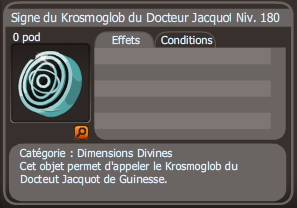 signe du krosmoglob du docteur jacquot