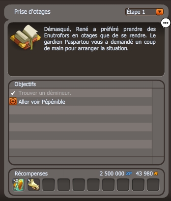 Prise d'otages dofus