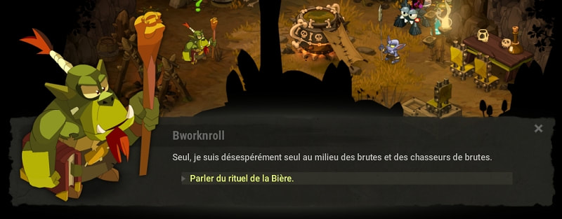 quête Le rituel de la bière dofus