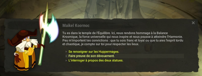 quête Dévotion à la Balance Krosmique