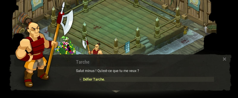 Entraînement avec Tarche