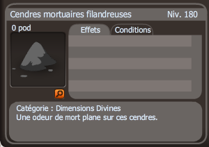 cendres mortuaires filandreuses dofus