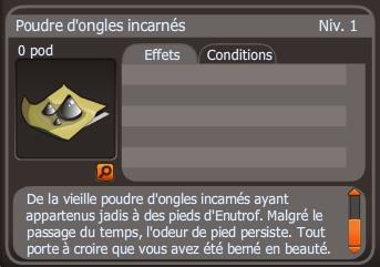 poudre d'ongles incarnés